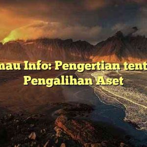 Kumau Info: Pengertian tentang Pengalihan Aset