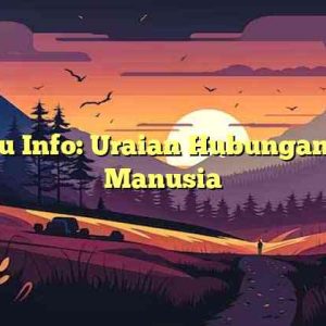 Kumau Info: Uraian Hubungan antar Manusia